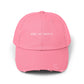 Girl The Tariffs Unisex Distressed Cap