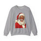 Black Santa Unisex Heavy Blend™ Crewneck Sweatshirt