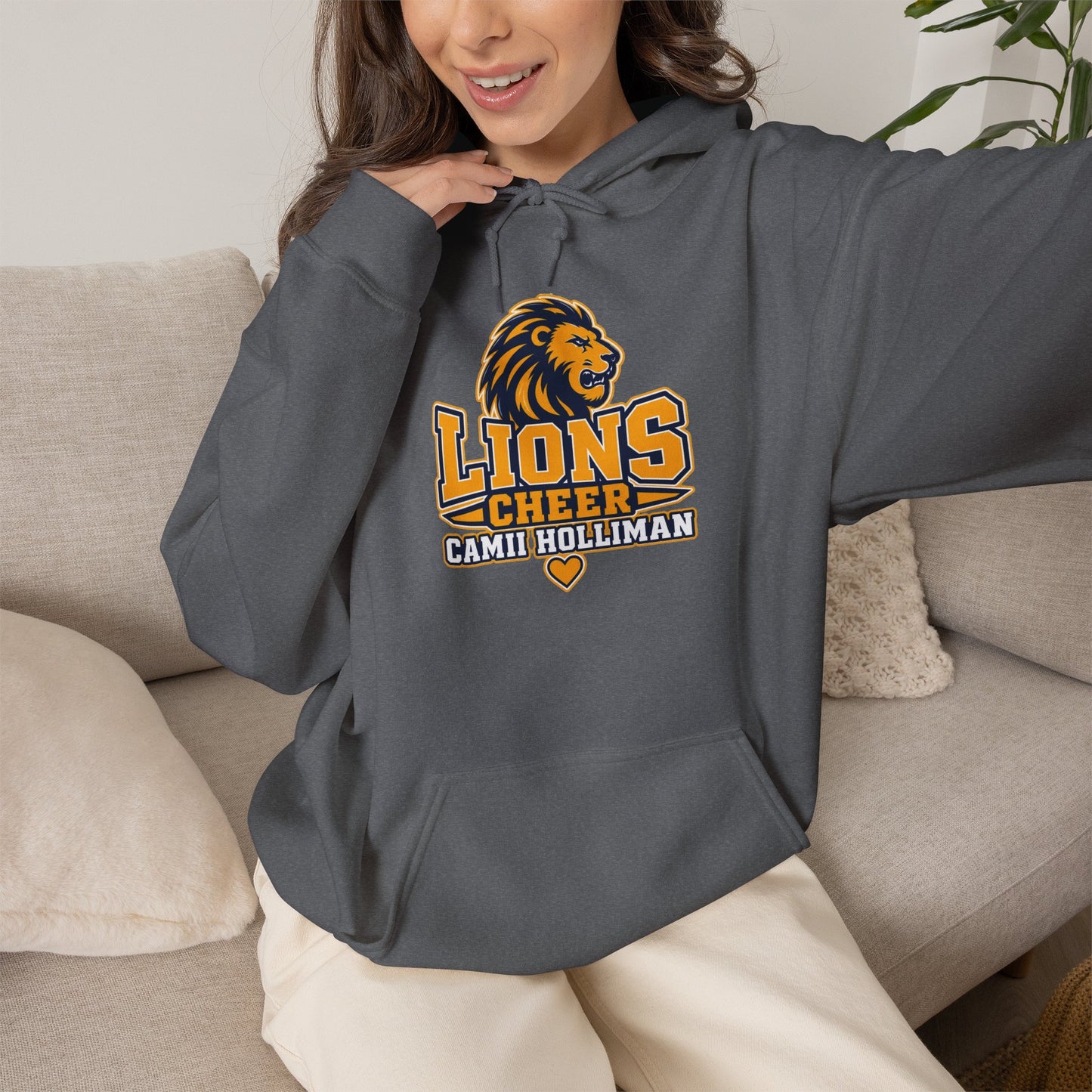 LIONS CHEER -  Hooded Sweatshirt