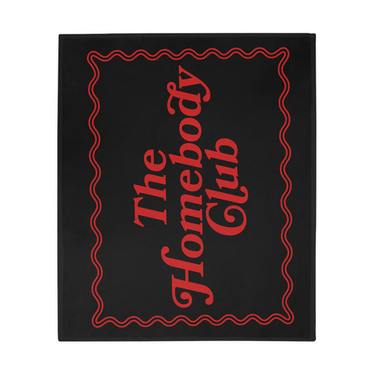 The Homebody Club Plush Fleece Blanket
