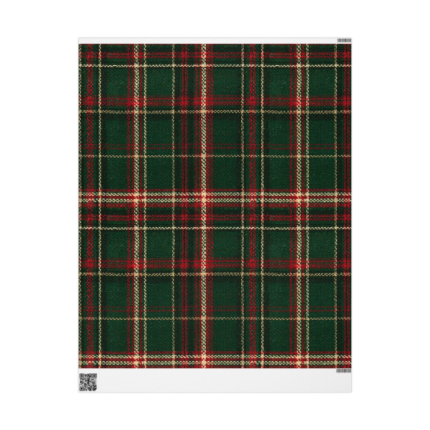 Evergreen Plaid Christmas Wrapping Paper 🎄✨