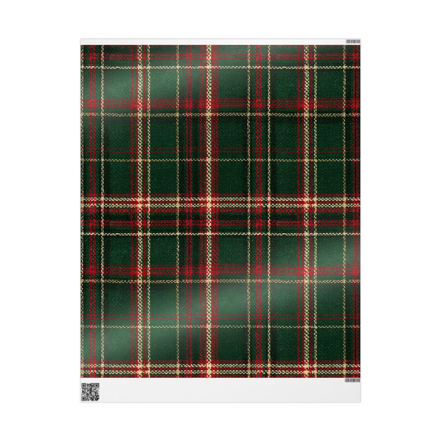 Evergreen Plaid Christmas Wrapping Paper 🎄✨