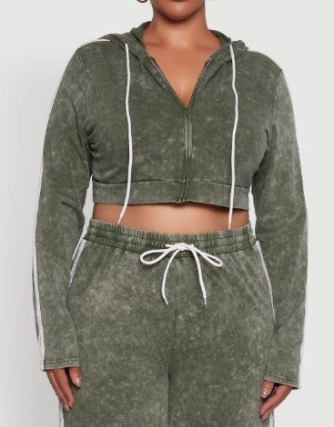 Curvy Chic Varsity Set