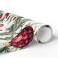 Cranberry Ribbons Wrapping Paper