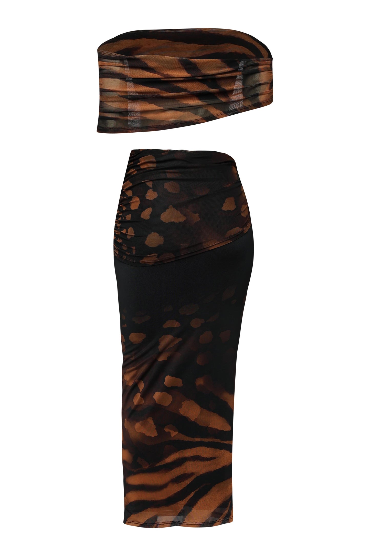 Bold Balance One-Shoulder Two-Piece Set