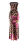 Wild Harmony Strapless Maxi Dress