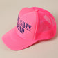 Jesus Saves, I Spend Mesh Trucker Hat