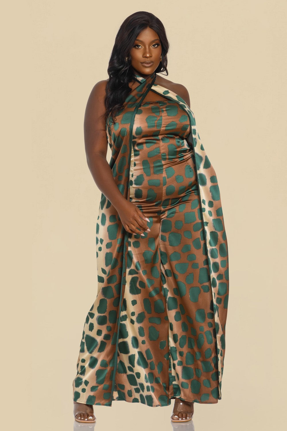 Power Print Wide-Leg
