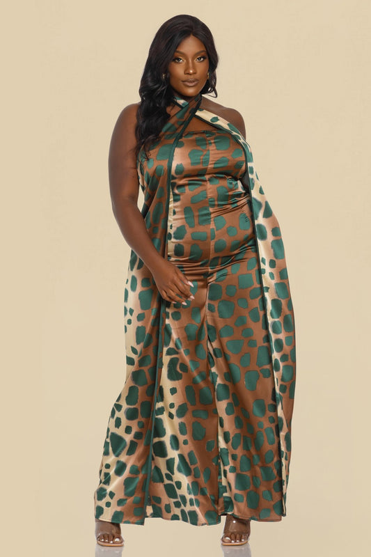 Power Print Wide-Leg