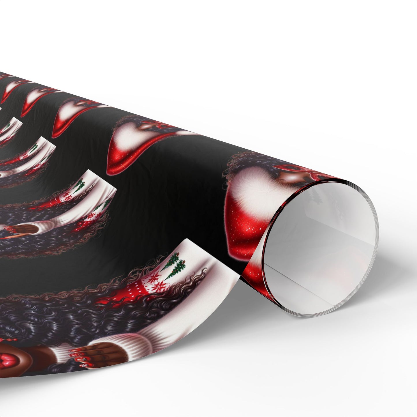 Melanin Barbie Christmas Wrap