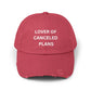 Lover of Canceled Unisex Distressed Cap