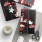 Brown Sugar & Snowflakes Wrapping Paper
