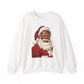 Black Santa Unisex Heavy Blend™ Crewneck Sweatshirt