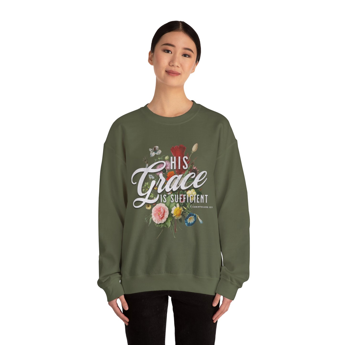Grace Covers Me Crewneck
