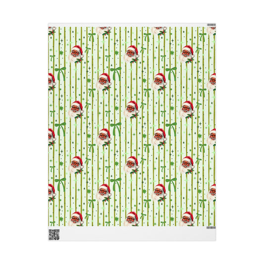 🎅🏾 Black Santa Wrapping Paper 🎄