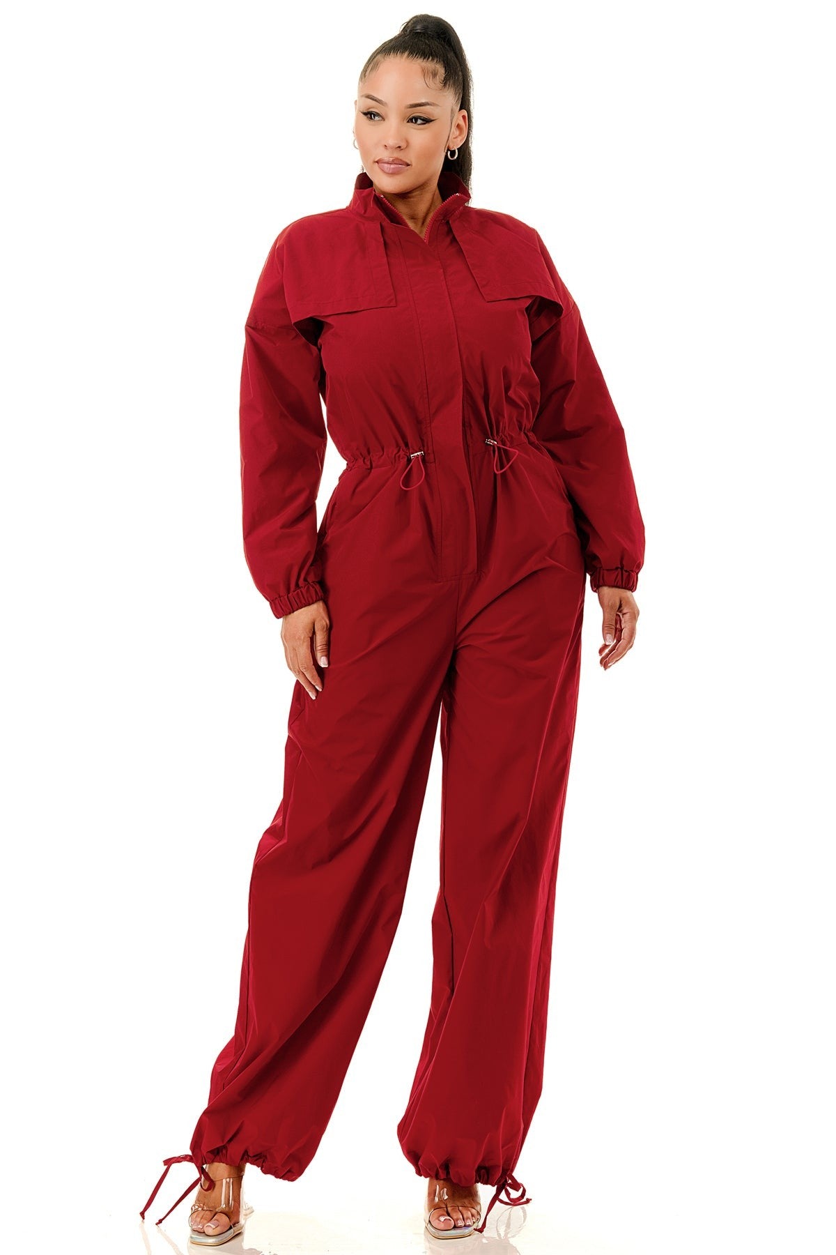 Flight Mode Wide-Leg Cargo Suit