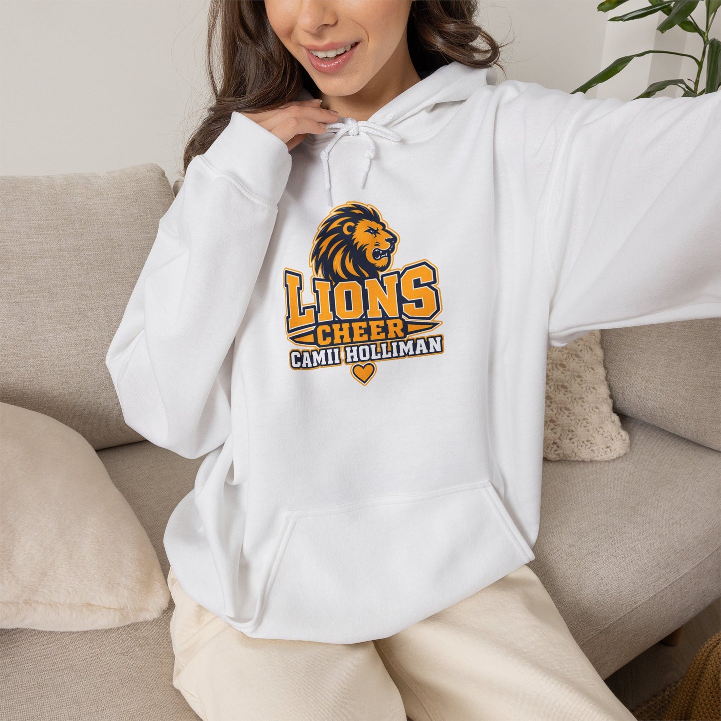 LIONS CHEER -  Hooded Sweatshirt