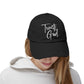 Trust God and Chill" Distressed Dad Hat