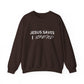 Jesus Saves, I  Spend Crewneck