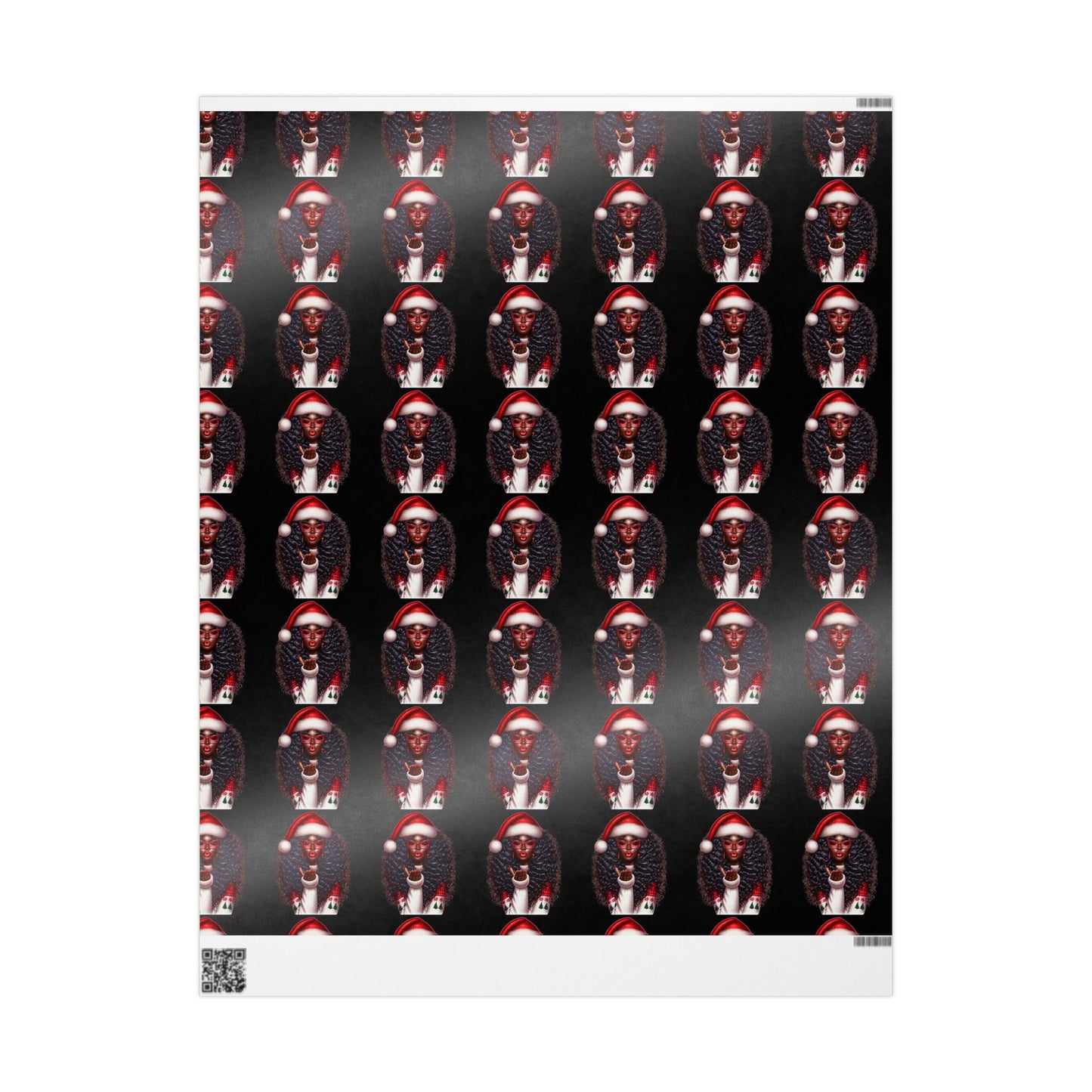 Melanin Barbie Christmas Wrap