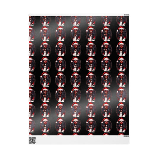 Melanin Barbie Christmas Wrap