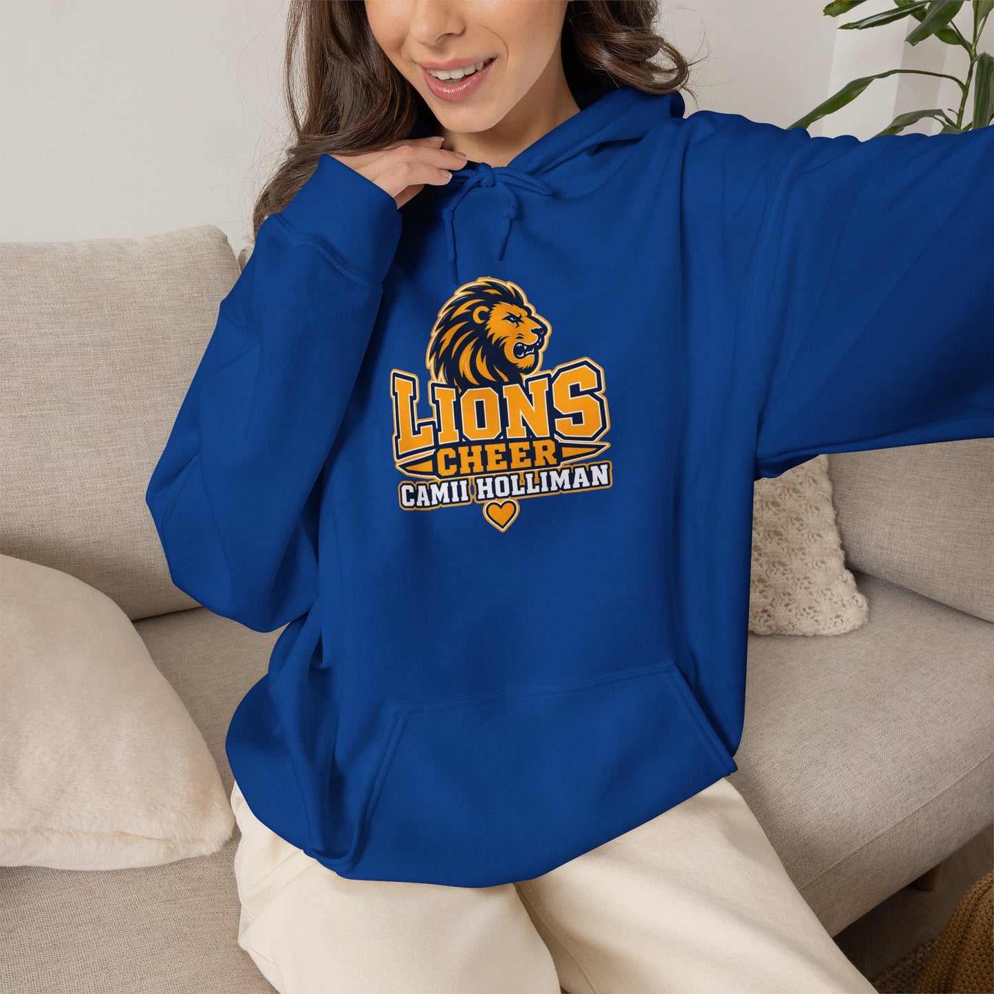 LIONS CHEER -  Hooded Sweatshirt