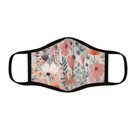 Rose Garden Fitted Face Mask