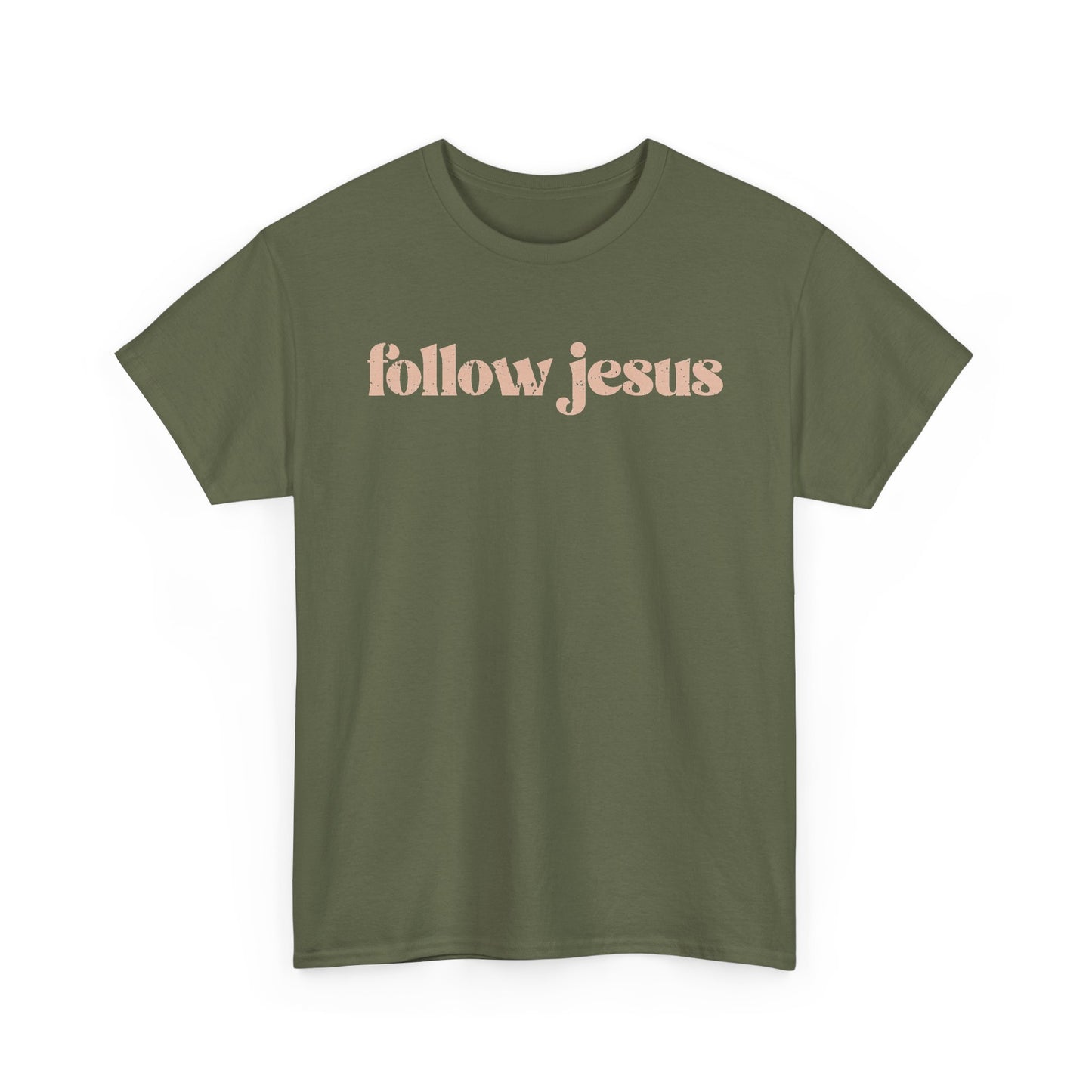 Follow Jesus Unisex  Cotton Tee