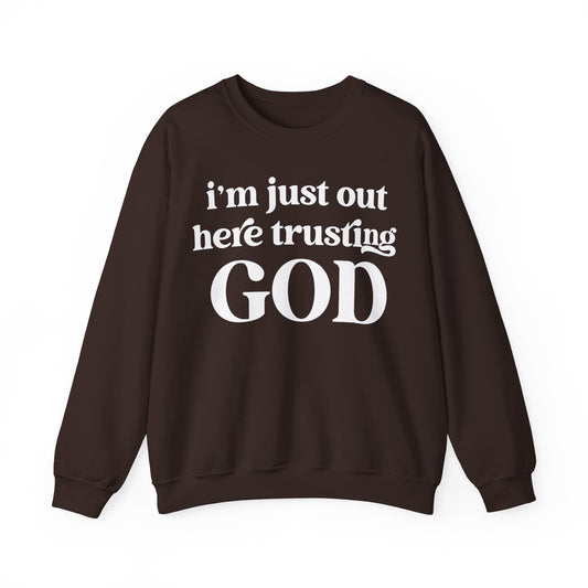 Trusting God Crewneck