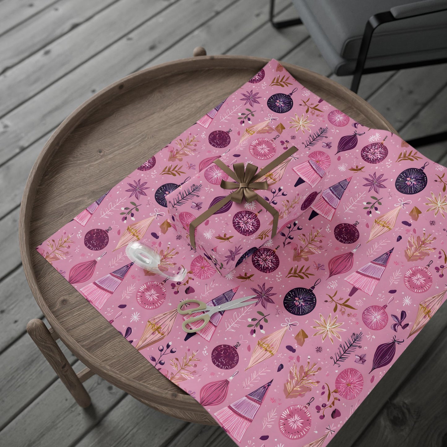 Candy Forest Christmas Paper