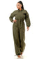 Flight Mode Wide-Leg Cargo Suit