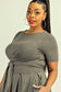 Soft Knit Wrap Around Top Maxi Skirt Set
