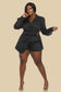 Front Wrap Suit Romper
