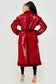 Gloss & Fur Glam" Full-Length Patent Trench Coat