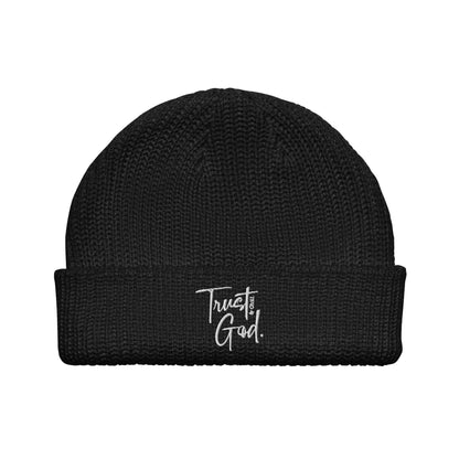 Trust God and Chill Fisherman's Beanie