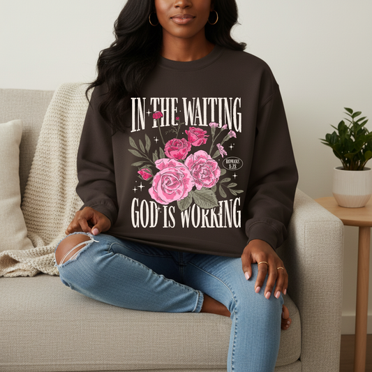 Trust the Process Statement Crewneck