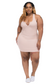 Curves Calling Ribbed Mini Tank Dress