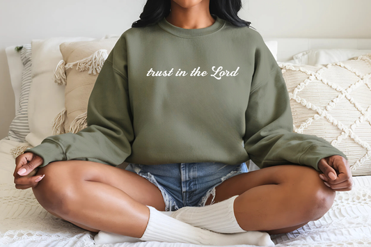 Trust In The Lord Unisex Crewneck Sweatshirt