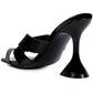 SNATCHED TOE RING HEELED SANDALS